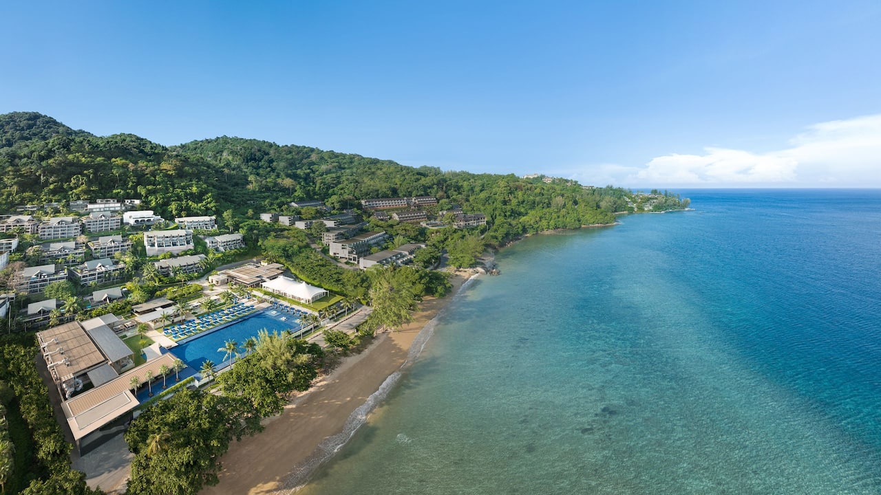 מבט אווירי על Hyatt Regency Phuket Resort מתוך האתר הרשמי